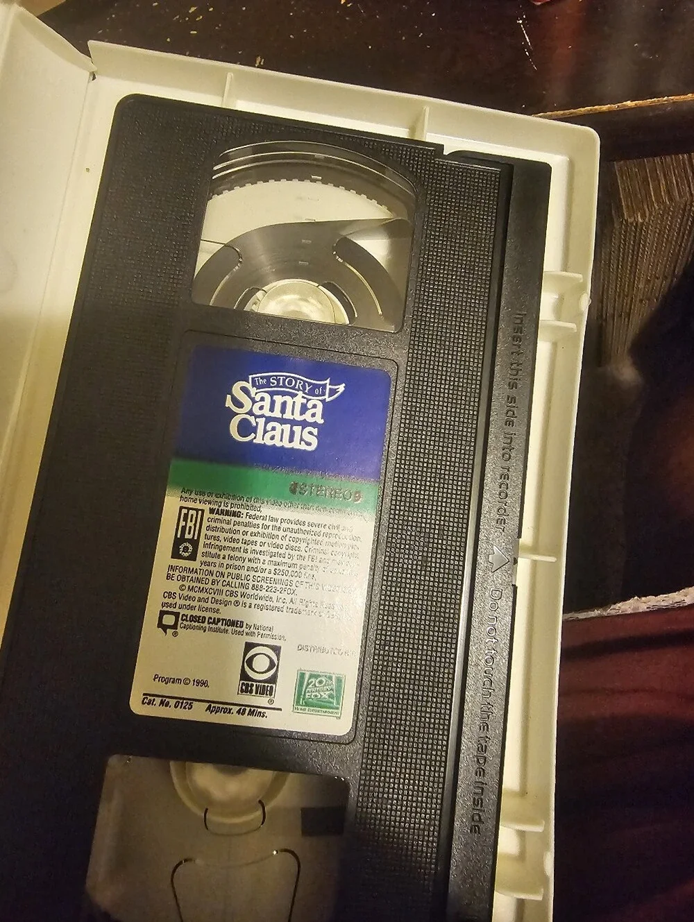 Set of 10 Assorted Christmas VHS Tape Collection
